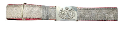 Victorian British Army Officers Leather Belt & Buckle