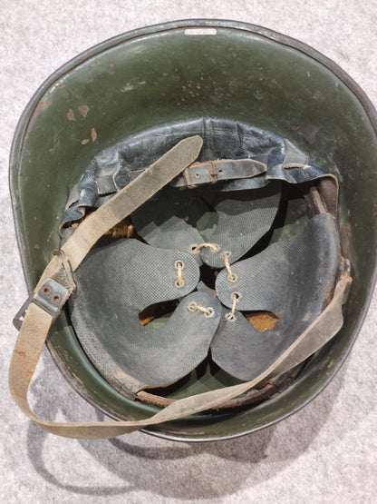 SOLD! WW2 Dutch Army M34 Helmet With Badge