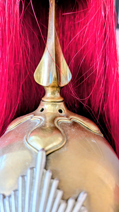 Beautiful Edwardian Essex Yeomanry Cavalry Officer Helmet 1871 Pattern