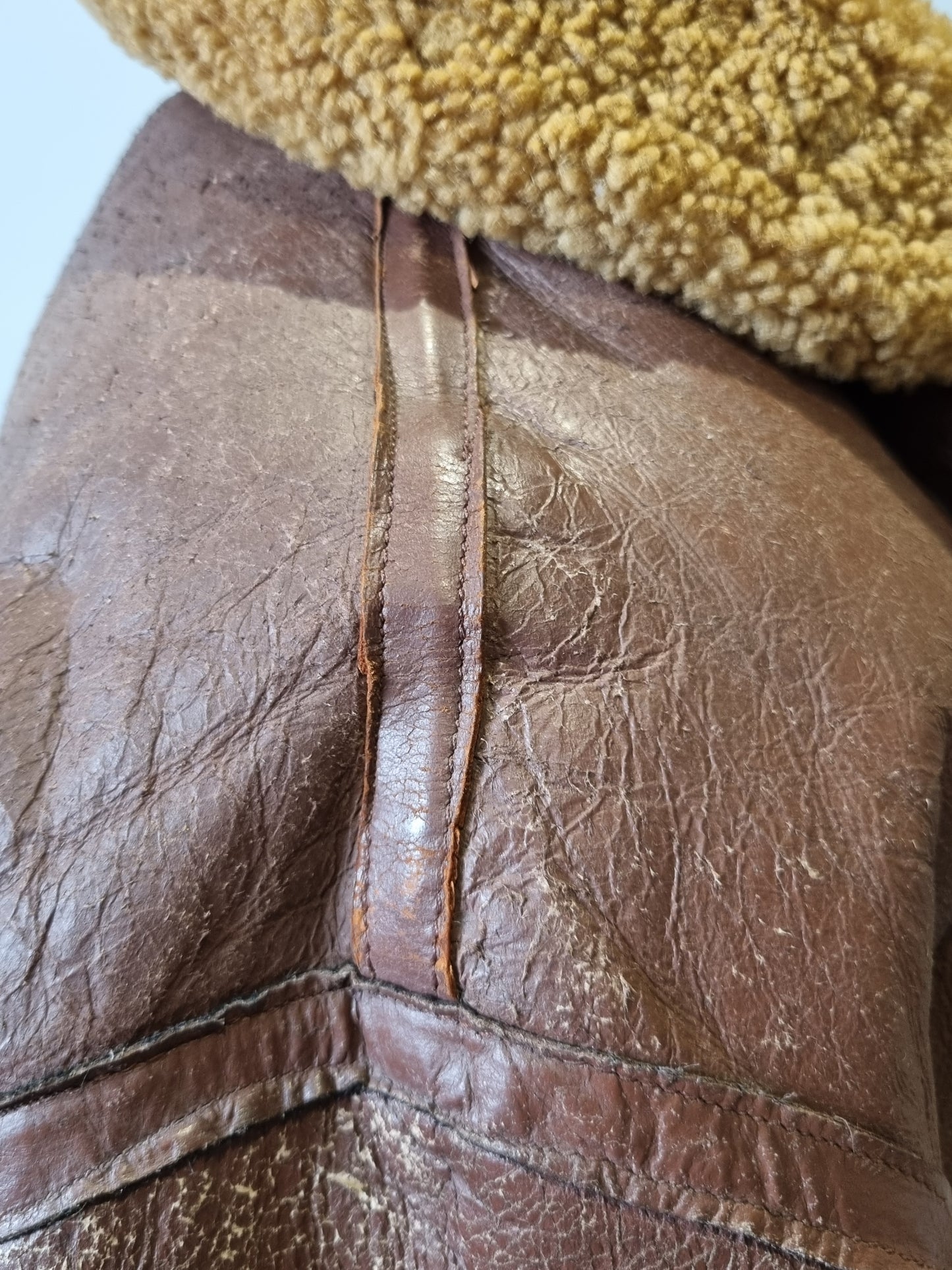 Fantastic Korean War Era 1950s RAF Irvin Sheepskin Flying Jacket