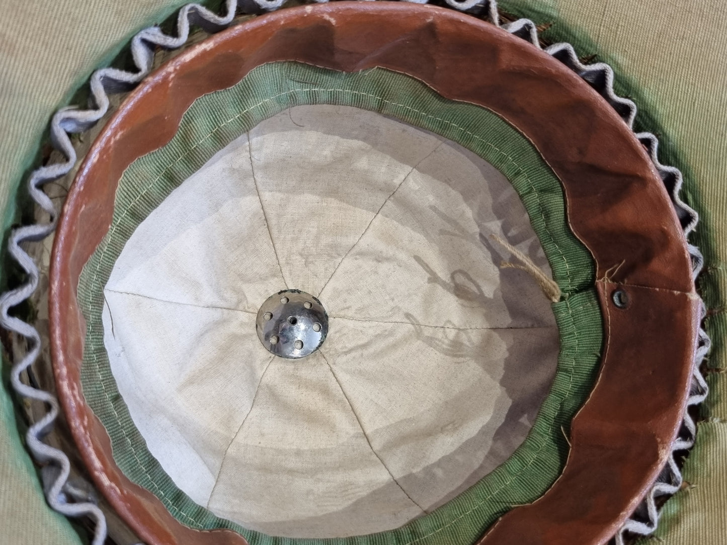 Rare WW2 Japanese Naval Engineers Pith Helmet