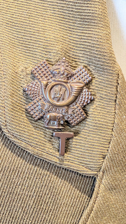 Fantastic WW1 9th Bn Glasgow Highlanders HLI Territorial Major's Cutaway Cuff Rank Jacket to an MC Winner