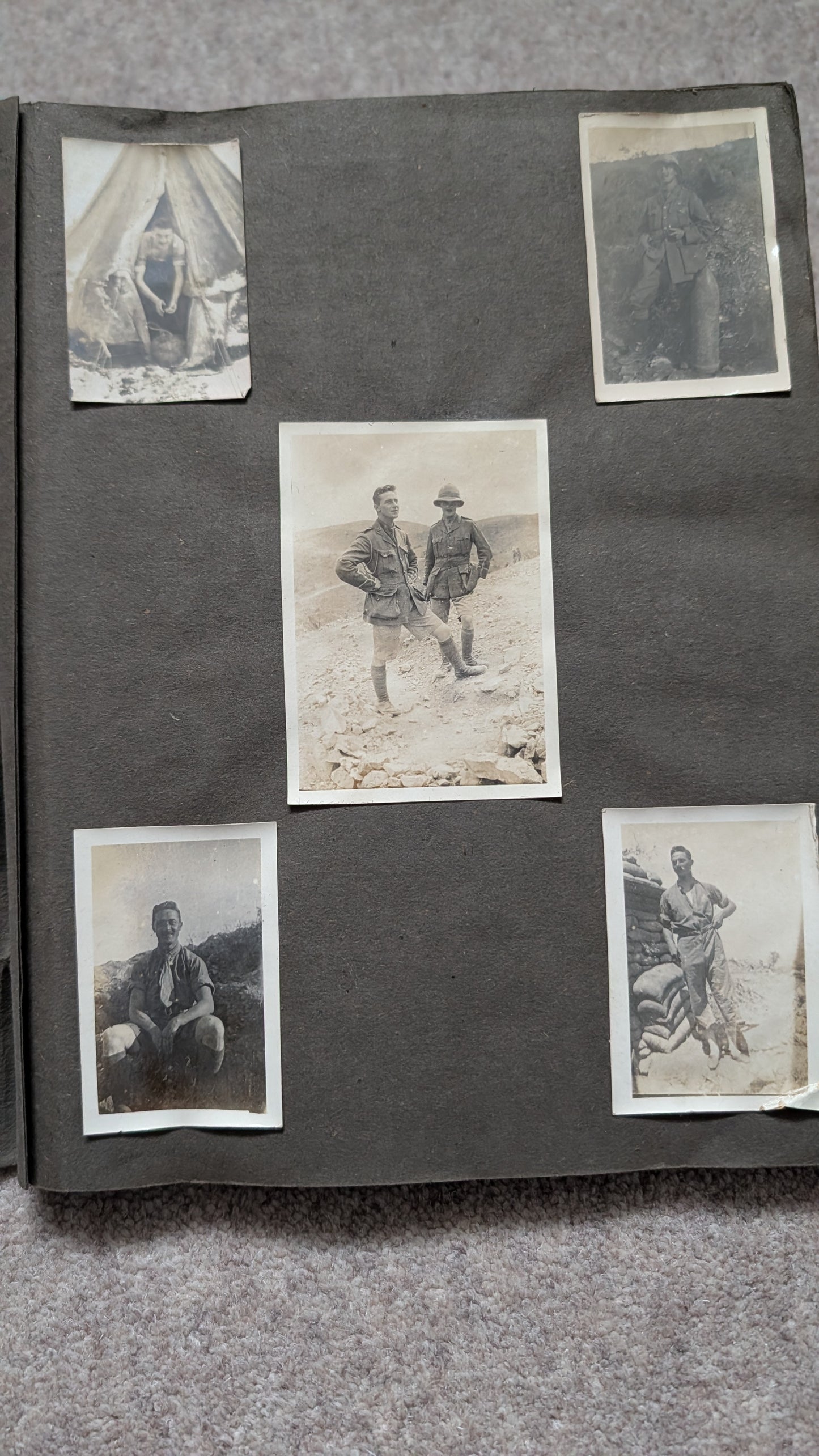 Very Rare WW1 British Army Greece Campaign Salonika Private Photo Album