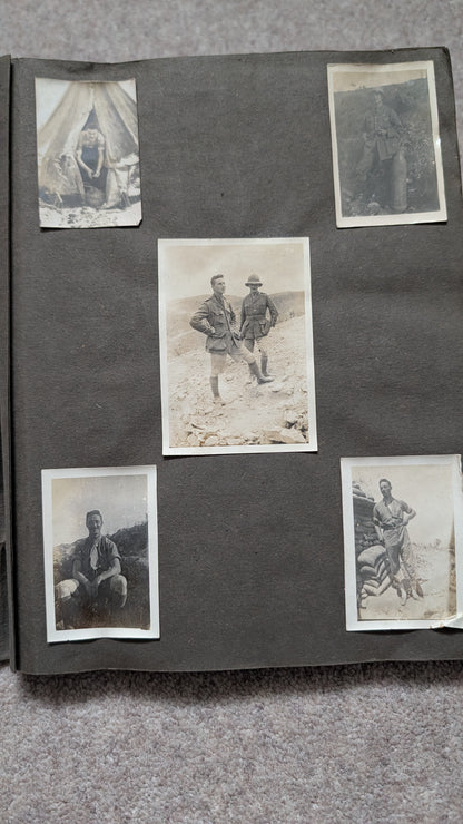 Very Rare WW1 British Army Greece Campaign Salonika Private Photo Album