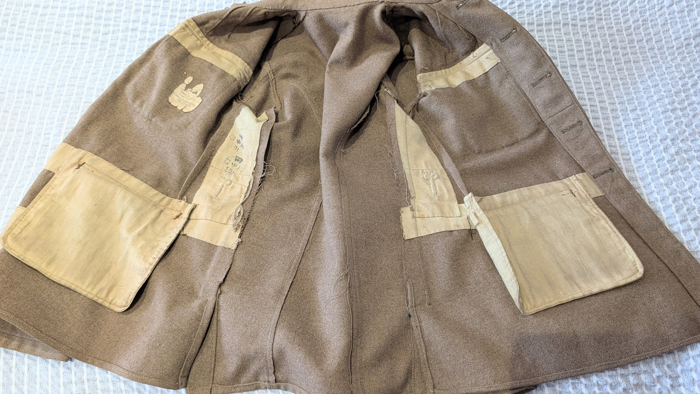 WW1 1902 Pattern ORs Tunic Jacket Lancashire Fusiliers Staff Sergeant 1916
