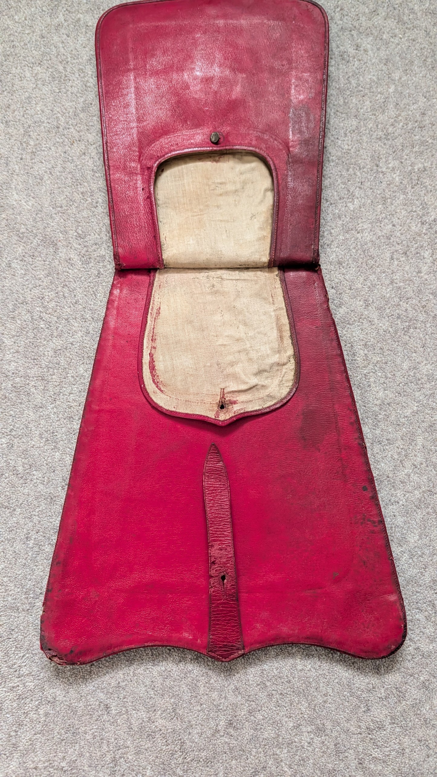 Rare Victorian Full Dress Sabretache Leicestershire Yeomanry Cavalry