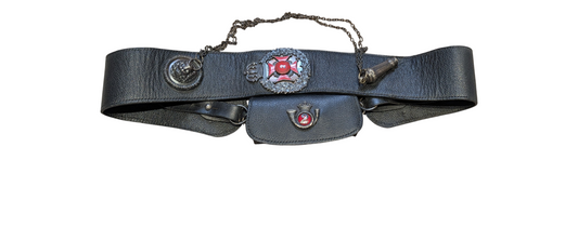 Victorian Queen's Own Rifles Of Canada QOR Leather CrossBelt & Pouch