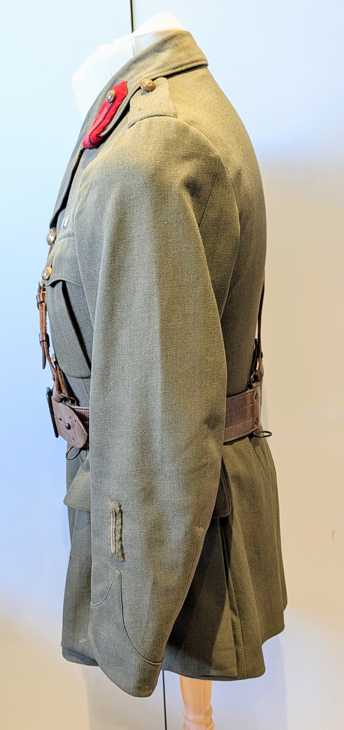 WW1 British Staff Officer Cap, Jacket & Sam Browne W B Robertson MC 1917