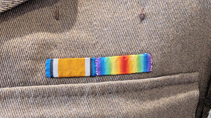 WW1 British Army Captain's Rifle Brigade Uniform Jacket Dated 1918