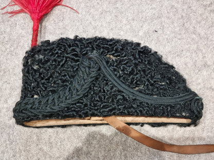 SOLD! Rare Victorian British Army Kings Royal Rifle Corps Astrakan Wool Busby