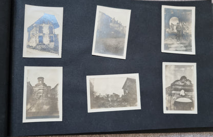 SOLD! Rare WW1 US Army Soldier's Photo Album Plus Ephemera - 125 Photos
