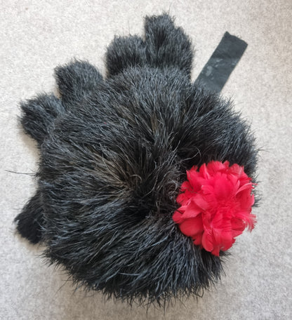 WW2 Black Watch 5 Tail feather bonnet & Tin For Major Malcolm Wolfe-Murray