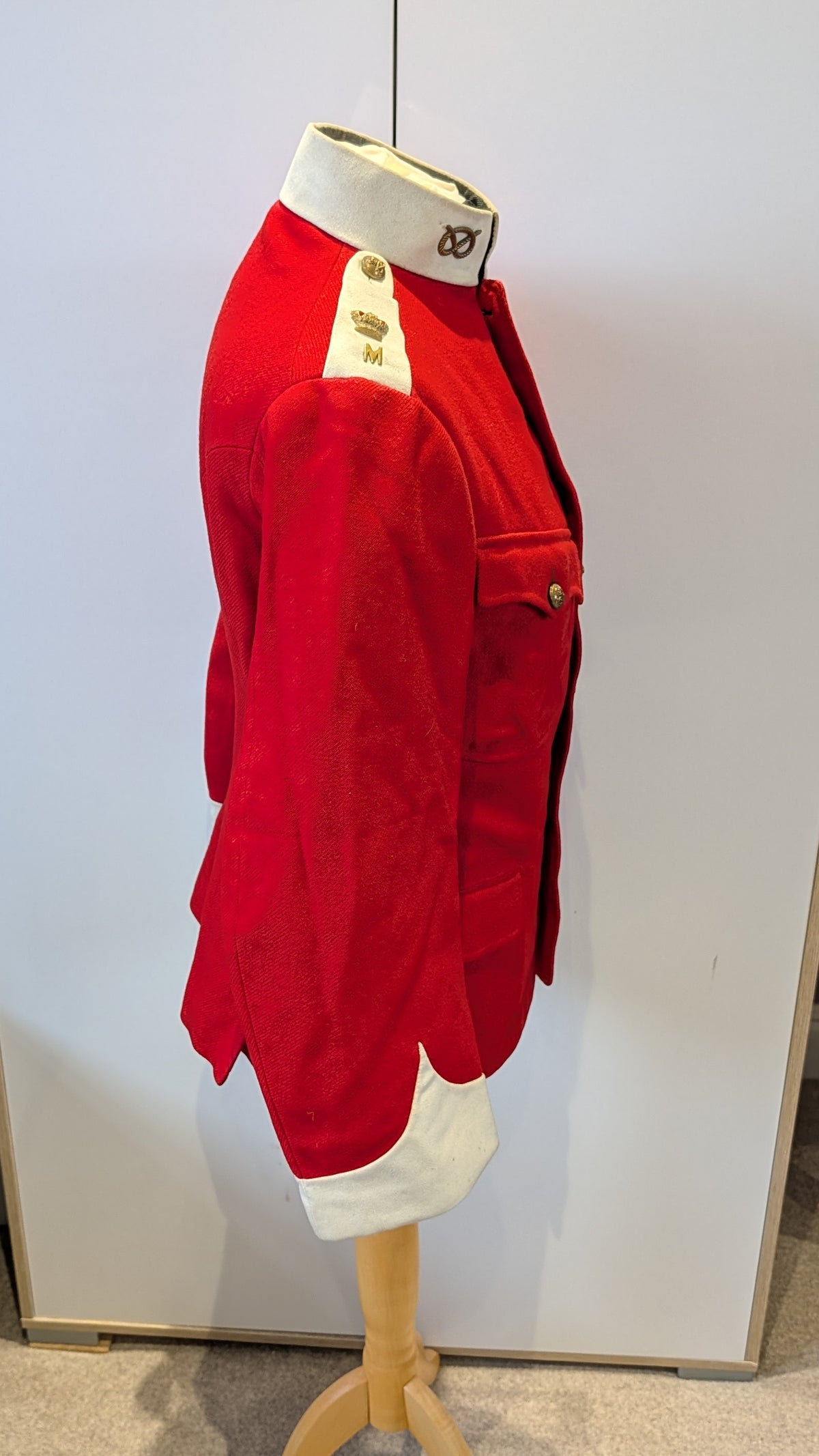 Victorian South Staffordshire Militia Major's Scarlet Service Field Jacket