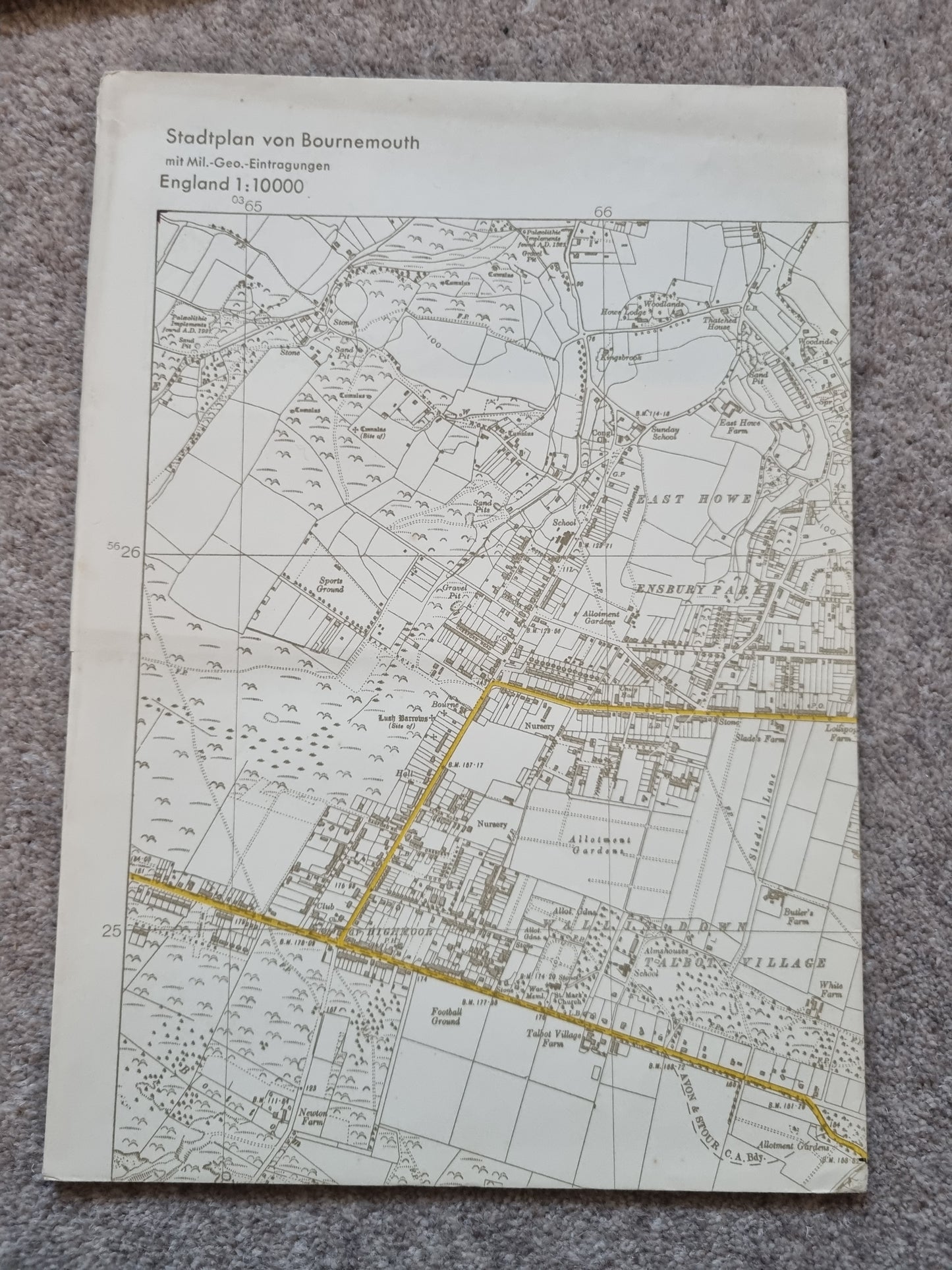 WW2 Operation Sealion German Invasion Map Folder & Objektbilder for South England