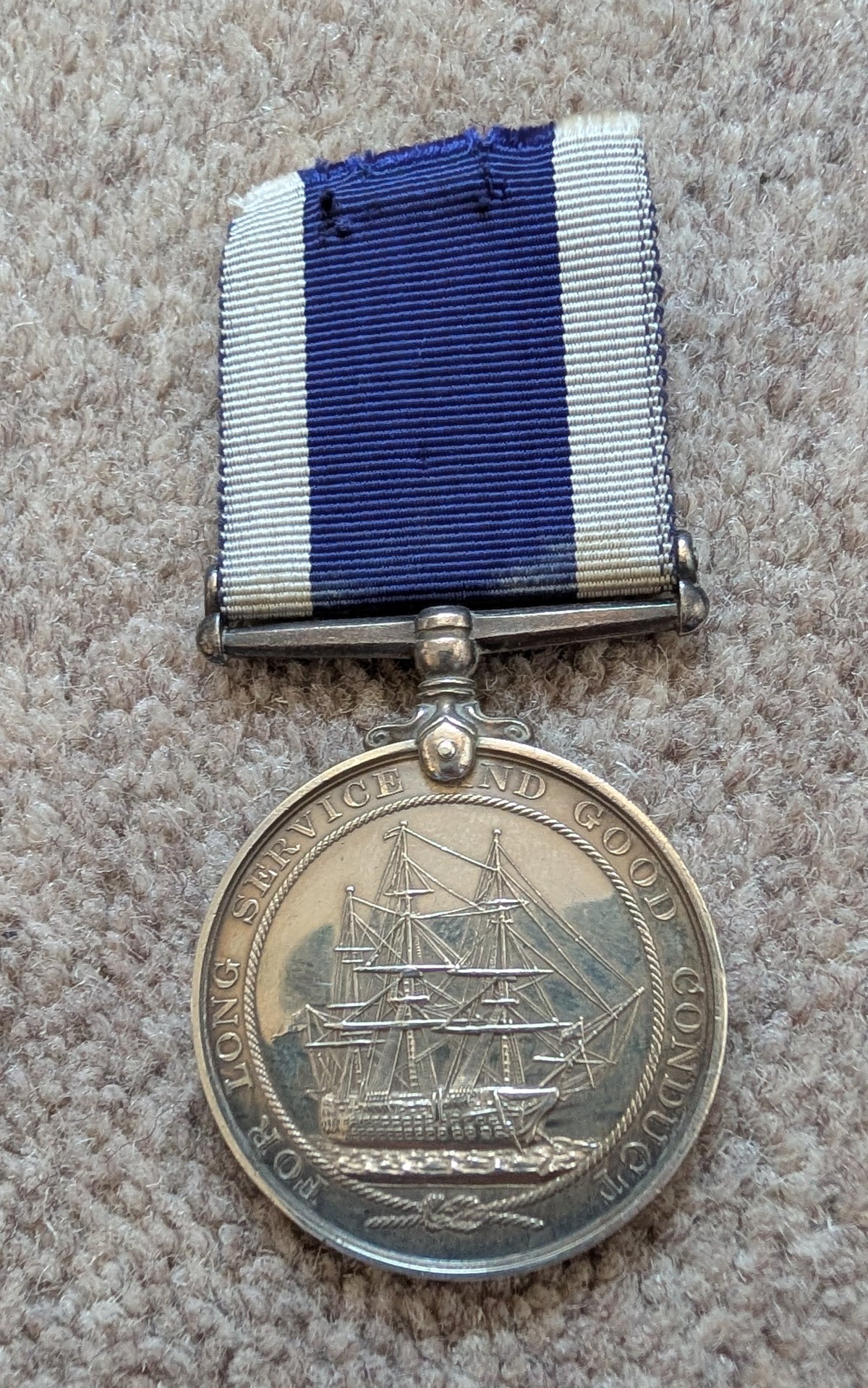 George V Royal Navy Long Service and Good Conduct Medal EDMUND ARTHUR PIDGEON RN