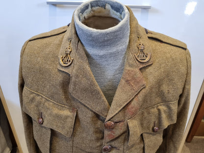 SOLD! WW1 British Army 2nd Lieutenant Uniform Jacket Durham Light Infantry