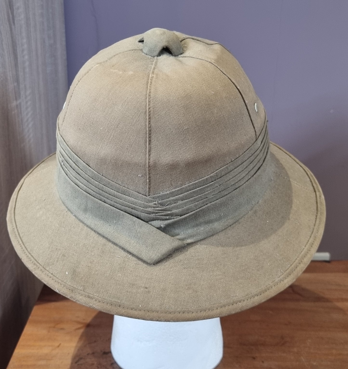 Rare WW2 Japanese Naval Engineers Pith Helmet