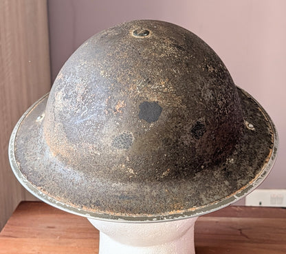 SOLD! Early WW2 Dunkirk Era British Army Brodie Helmet Dated 1939, Attributed