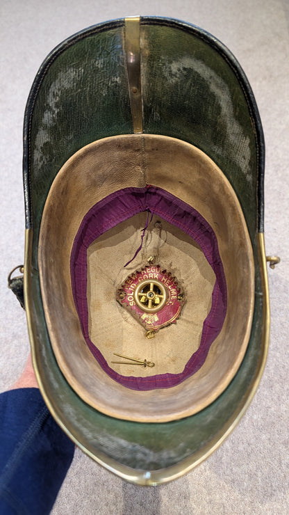 SOLD! Victorian South Staffordshire Home Service Helmet & Major's Scarlet Uniform