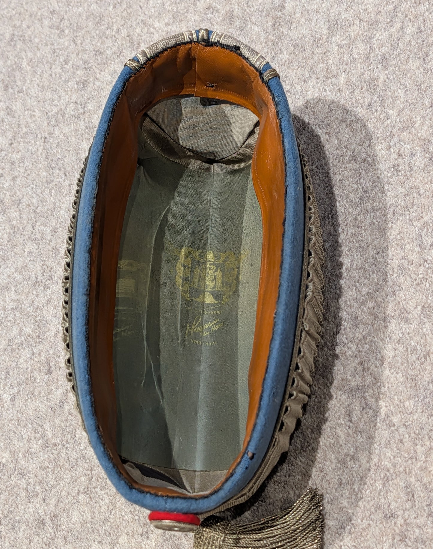 SOLD! Rare Danish Army M 23 Ceremonial Royal Life Guards Sidecap