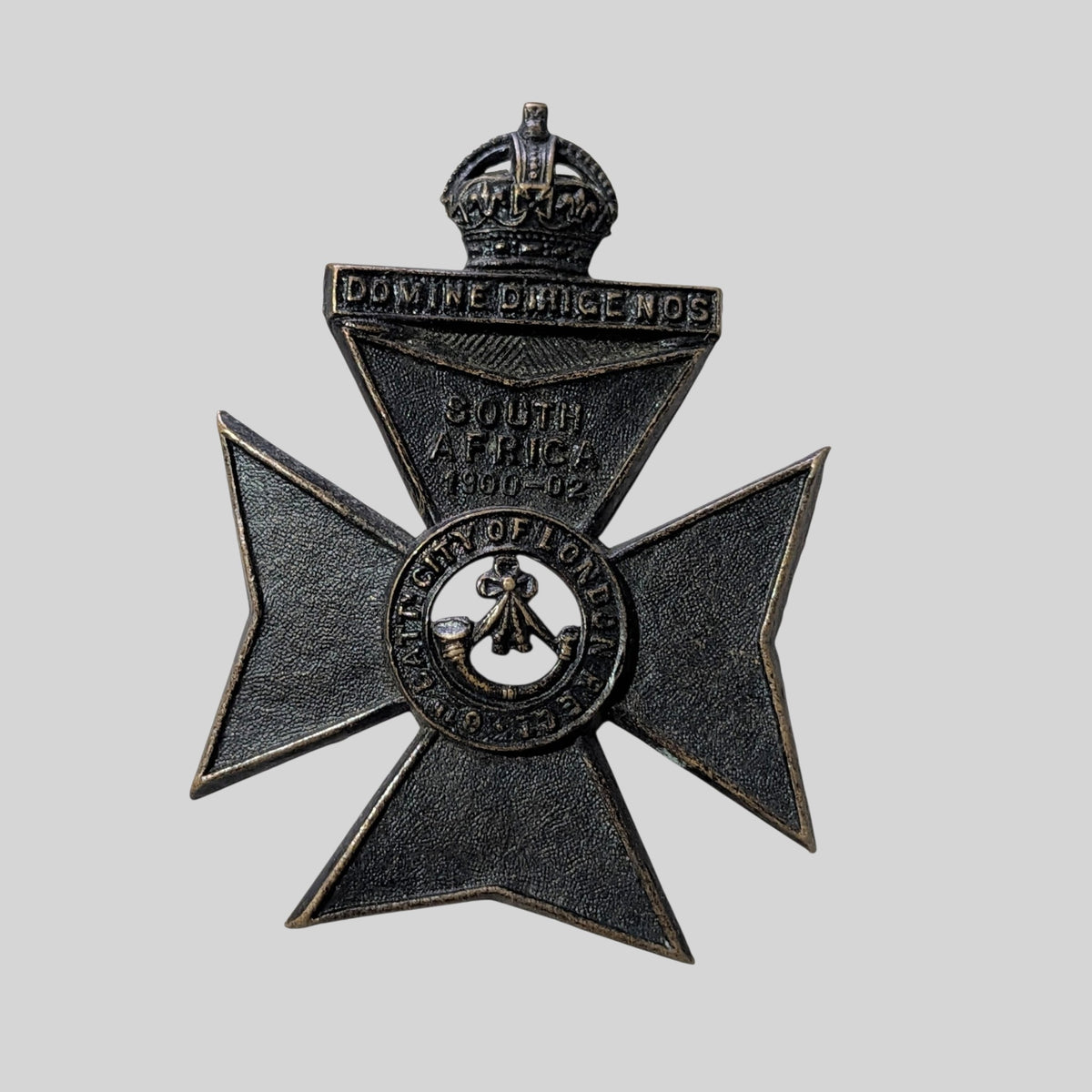 6th City Of London Battalion The London Regiment Blackened Pouch Badge