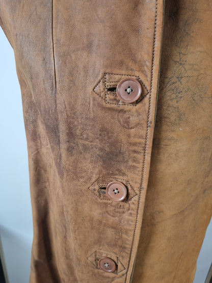 Fantastic WW2 ATS Ladies Leather Jerkin, Dated 1942