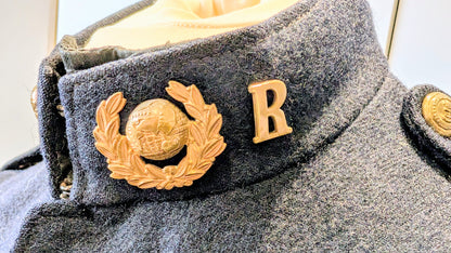 SOLD! WW1 Era British Royal Marines Light Infantry Blue No 1 Jacket with Medal Bar