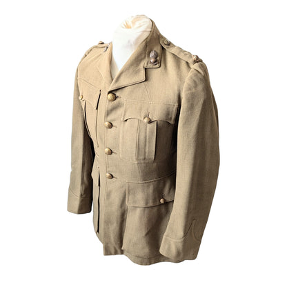 WW2 1939 British Army Royal Artillery 2nd Lieutenant Jacket Named