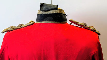Edwardian British Army Royal Welch Fusiliers Scarlet Tunic Lt Colonel