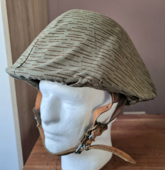 SOLD! East German NVA M56 Helmet with Camo Cover & Net