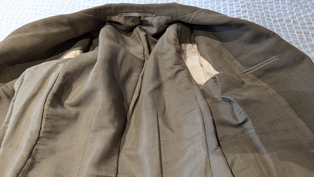 1930 Interwar British Army 11th Hussars Captain's Uniform Jacket Named