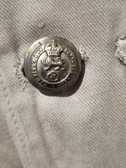 SOLD! WW2 Tropical KD Uniform collection with Jacket Trousers Badges Dog Tags Papers KORL - George Butterworth