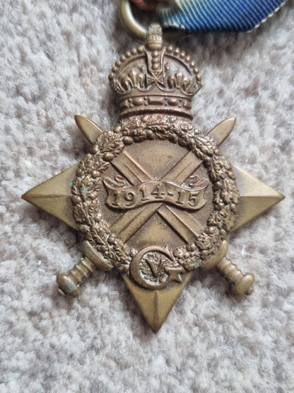 Boer War & WW1 British Army Medal Group to Sergeant Walter Ashton - 1st Manchester Regiment