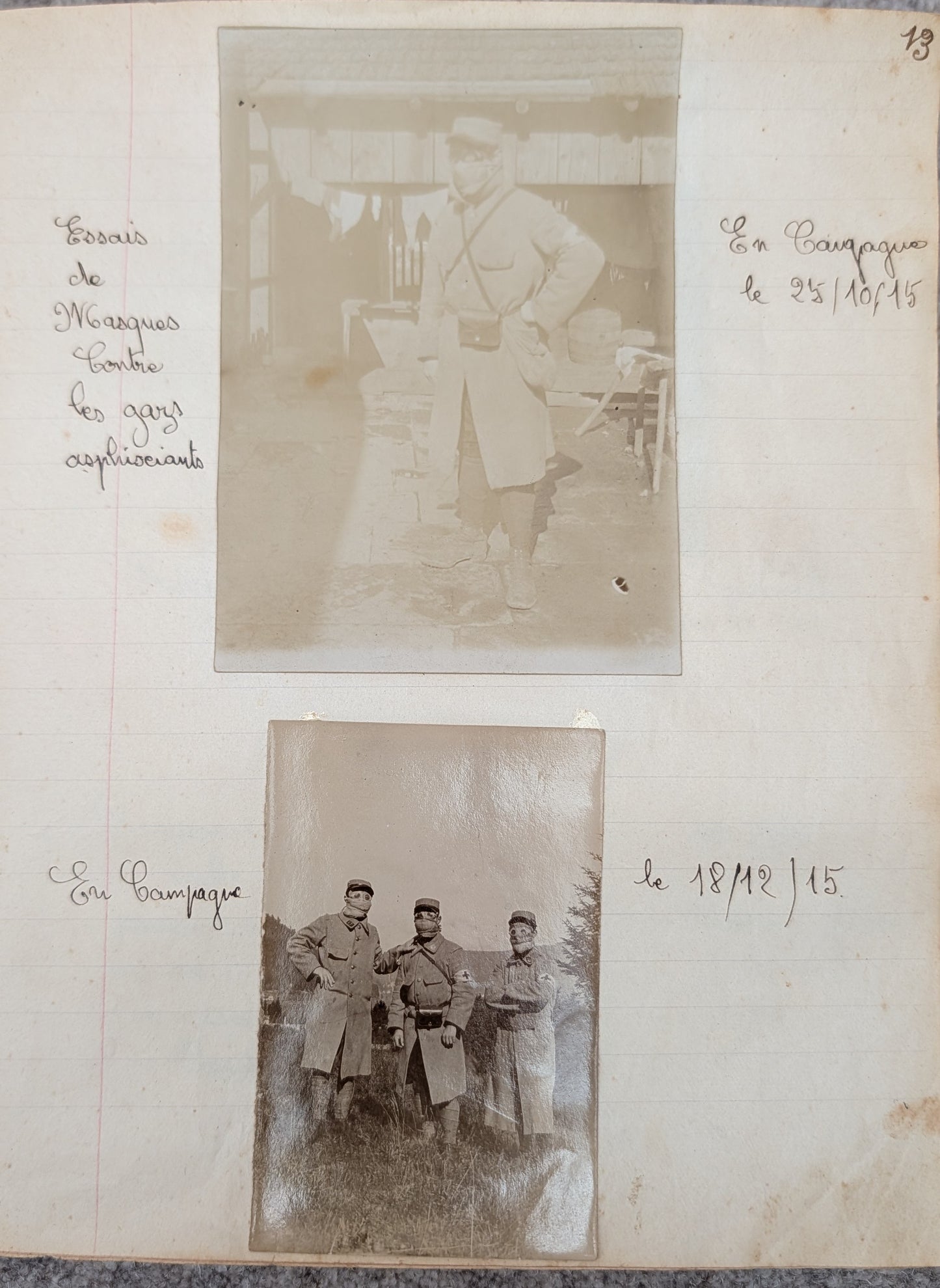 Unique WW1 French Army & Air Force Photo Album, Service Documents and Field Post Set to a Front Line Medic & Then Combat Pilot