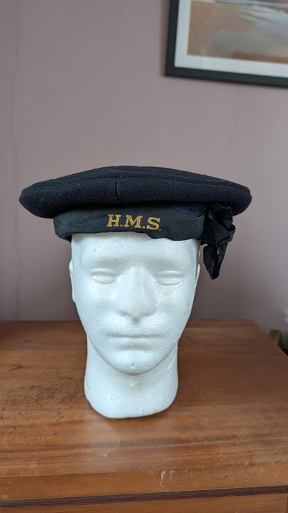 WW2 Royal Navy WRNS Woman's Ratings Cap Dated 1943