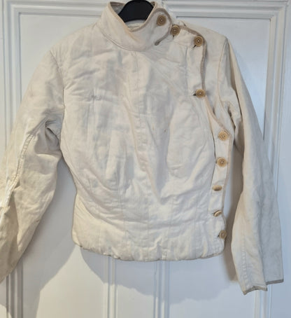 SOLD! Late Victorian / Early Edwardian Fencing  Jacket - Right Handed