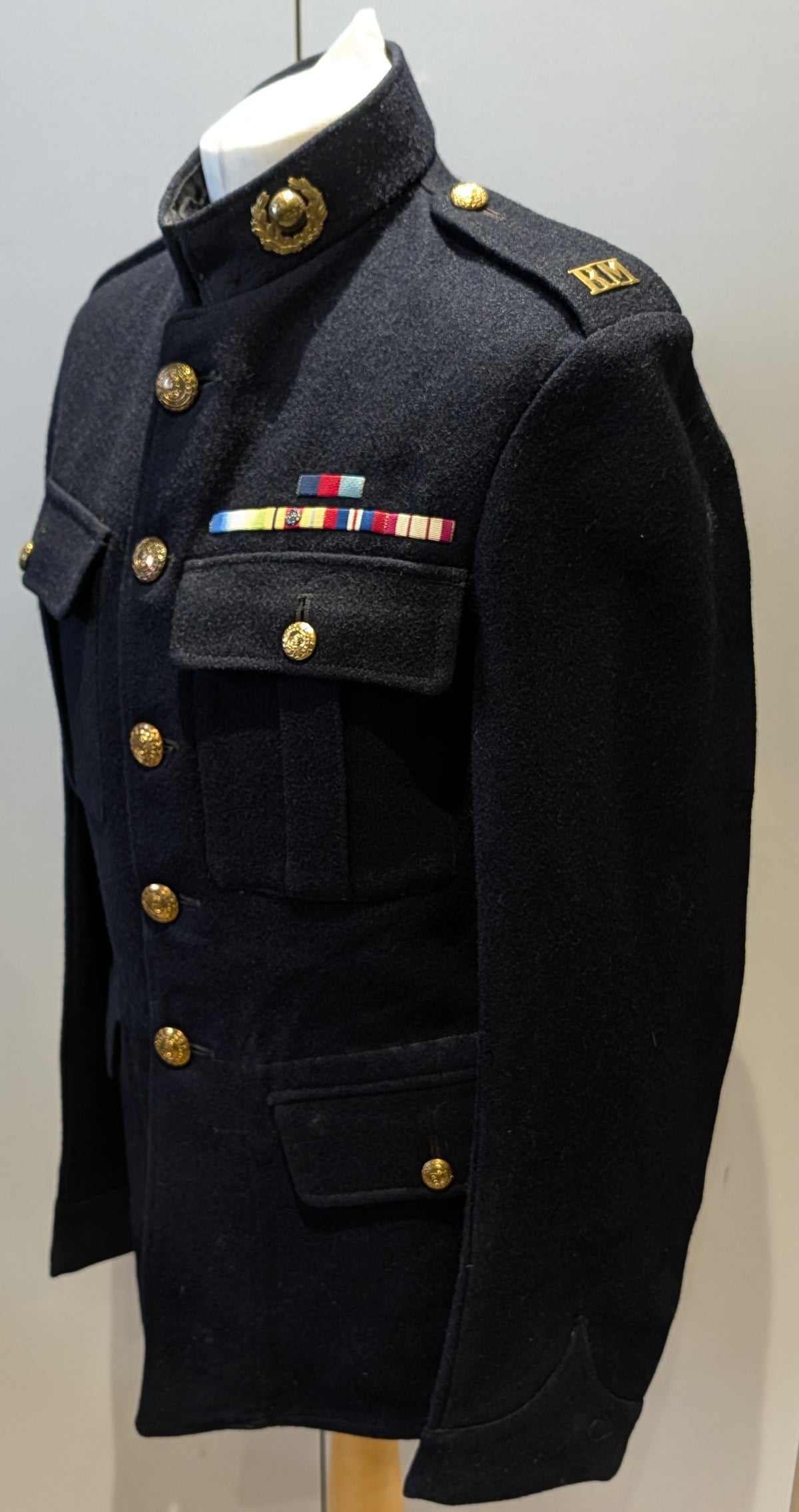 Pre 1953 Royal Marines Corporal's No1 Blue Dress Tunic WW2 Veteran