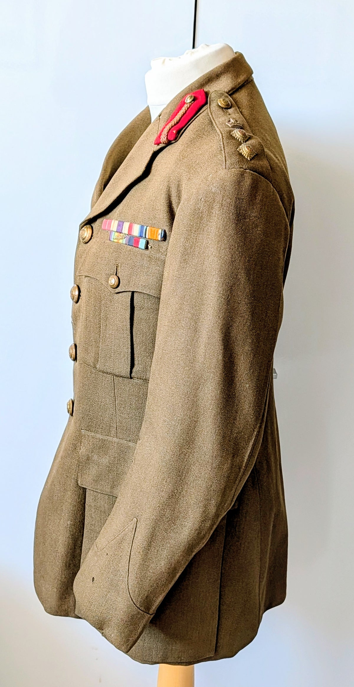 WW2 Royal Engineers Colonel's Uniform Service Jacket OBE MC WW1 MID