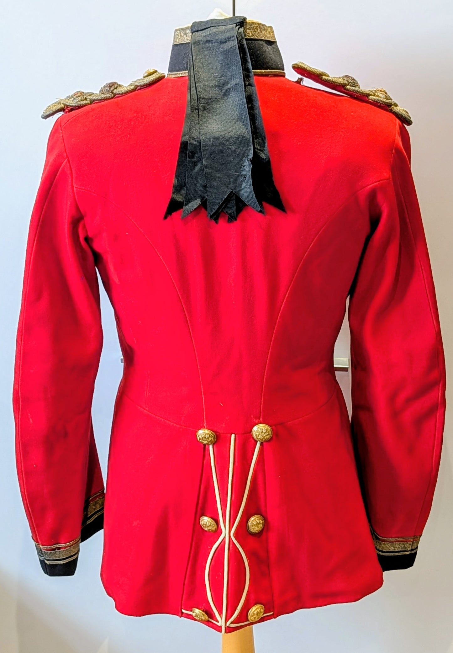 Edwardian British Army Royal Welch Fusiliers Scarlet Tunic Lt Colonel