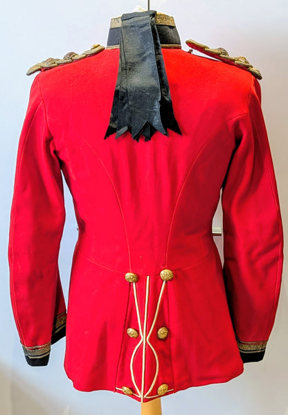 Edwardian British Army Royal Welch Fusiliers Scarlet Tunic Lt Colonel