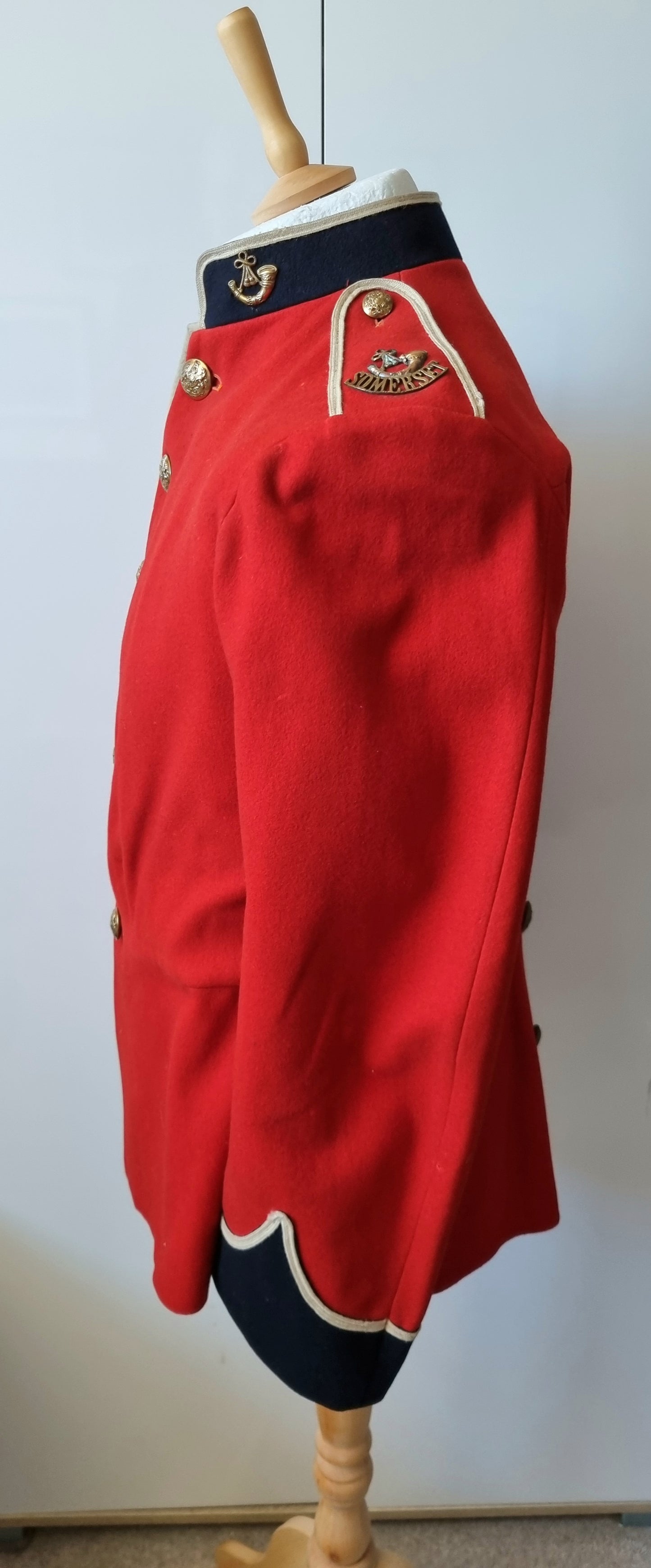 Pre-WW1 (Edwardian) Somerset Light Infantry Sergeant’s Scarlet Tunic & Trousers