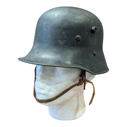 1930s German Army Wehrmacht Transitional Helmet With Decal Remnant