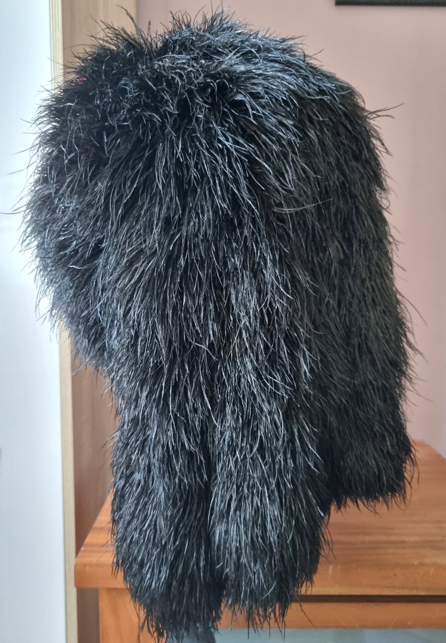 WW2 Black Watch 5 Tail feather bonnet & Tin For Major Malcolm Wolfe-Murray