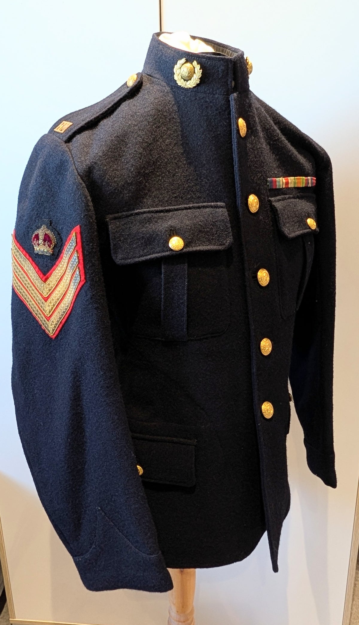 Pre 1953 Royal Marines Colour Sergeant No1 Dress Tunic WW2 Veteran
