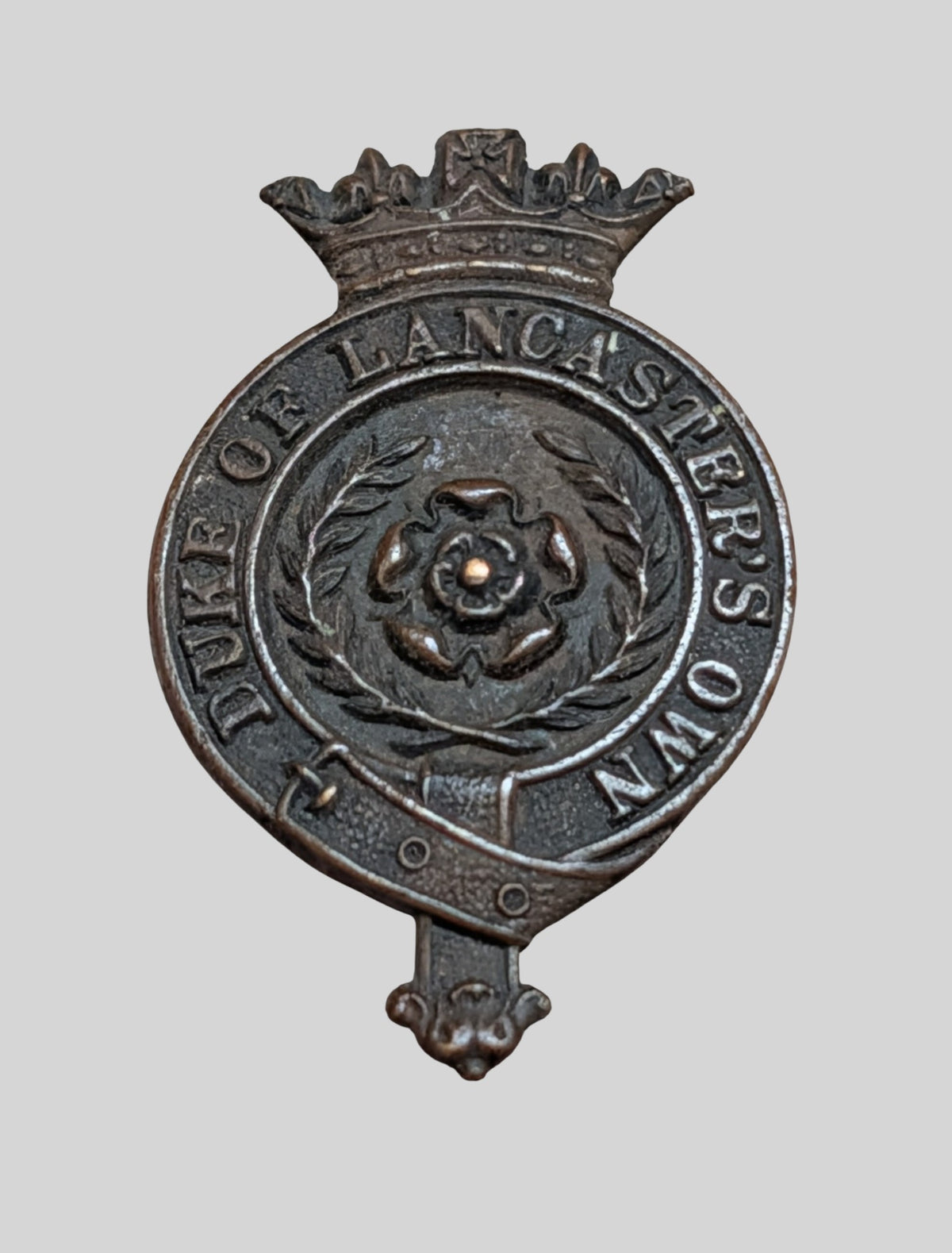 Duke Of Lancaster's Own Regiment Officer's Bronze Collar Badge