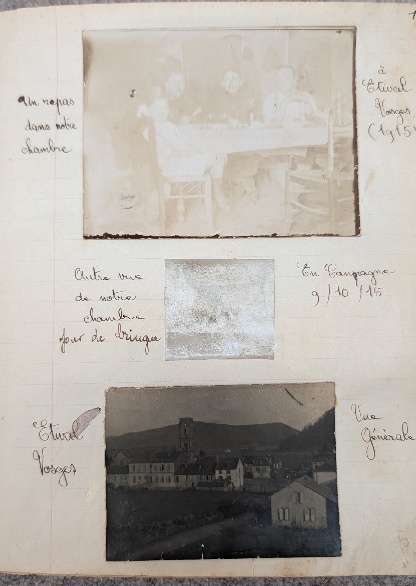 Unique WW1 French Army & Air Force Photo Album, Service Documents and Field Post Set to a Front Line Medic & Then Combat Pilot