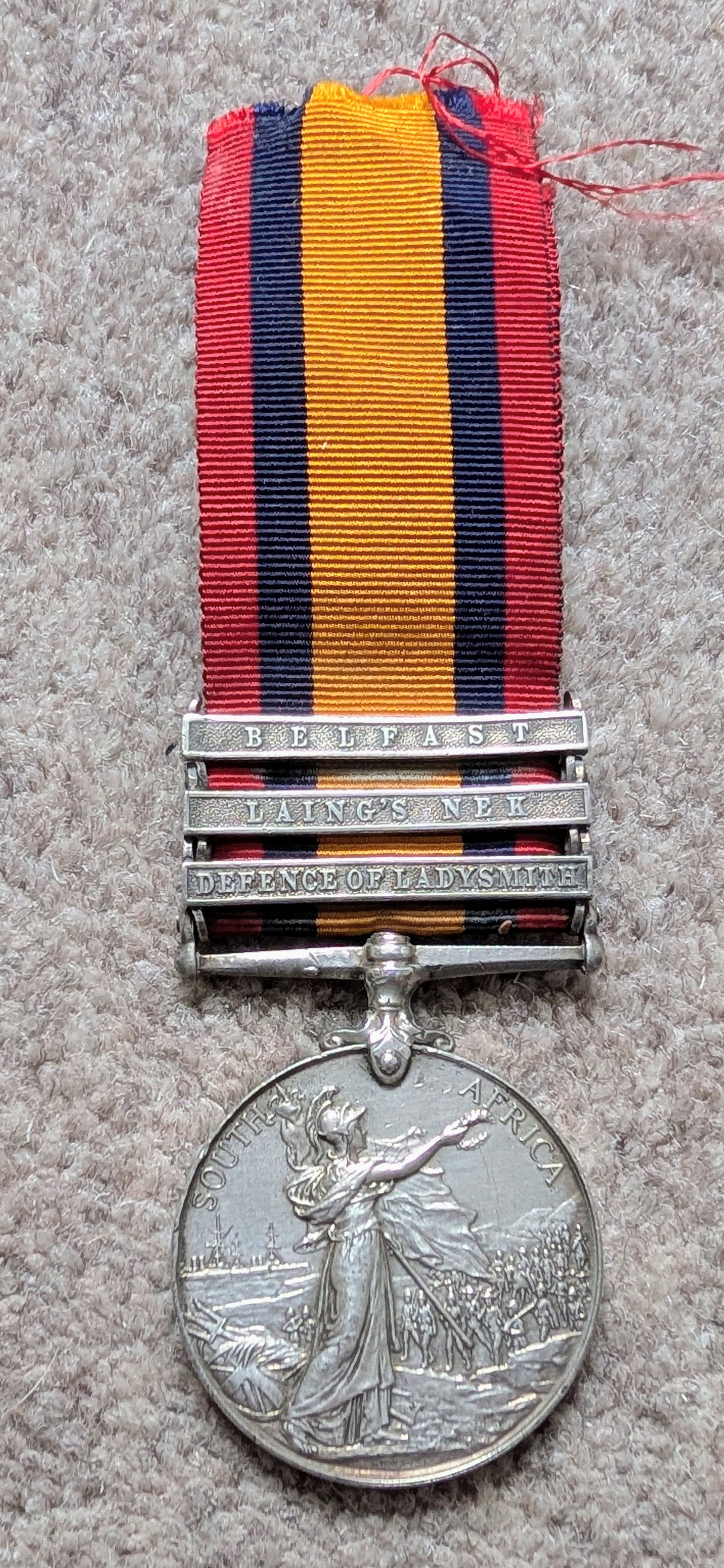 SOLD! Rare Rifle Brigade Sudan/Boer War Medals Set & Astrakhan Busby to Lt Harman DSO