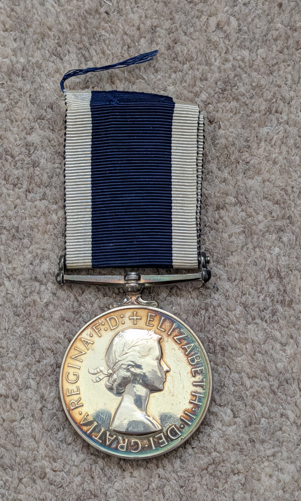 EIIR Royal Navy Fleet Air Arm FAA Long Service & Good Conduct Medal B GUNN