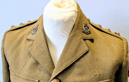 WW1 British Army Captain's Uniform Jacket Royal Army Medical Corps RAMC Named