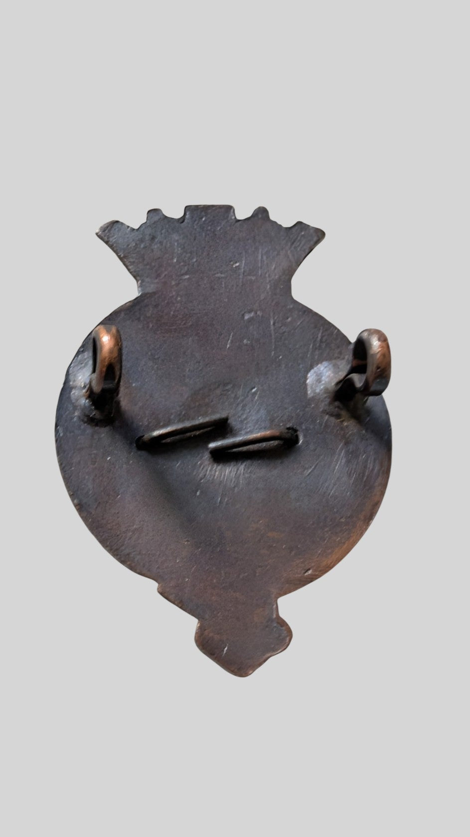 Rare Duke Of Lancaster's Own Regiment Officer's Bronze Cap Badge